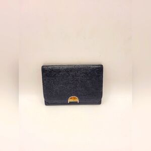 Givenchy Vintage Black Small Credit Coin Wallet